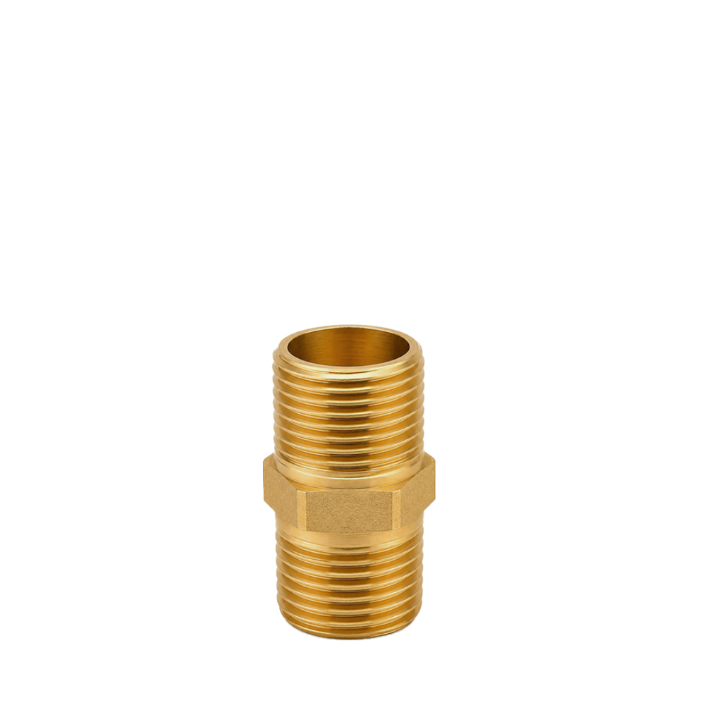 maghzi-1.2-40g-b مغزی دو سر دنده برنجی ۱/۲ اینچ - Image 1