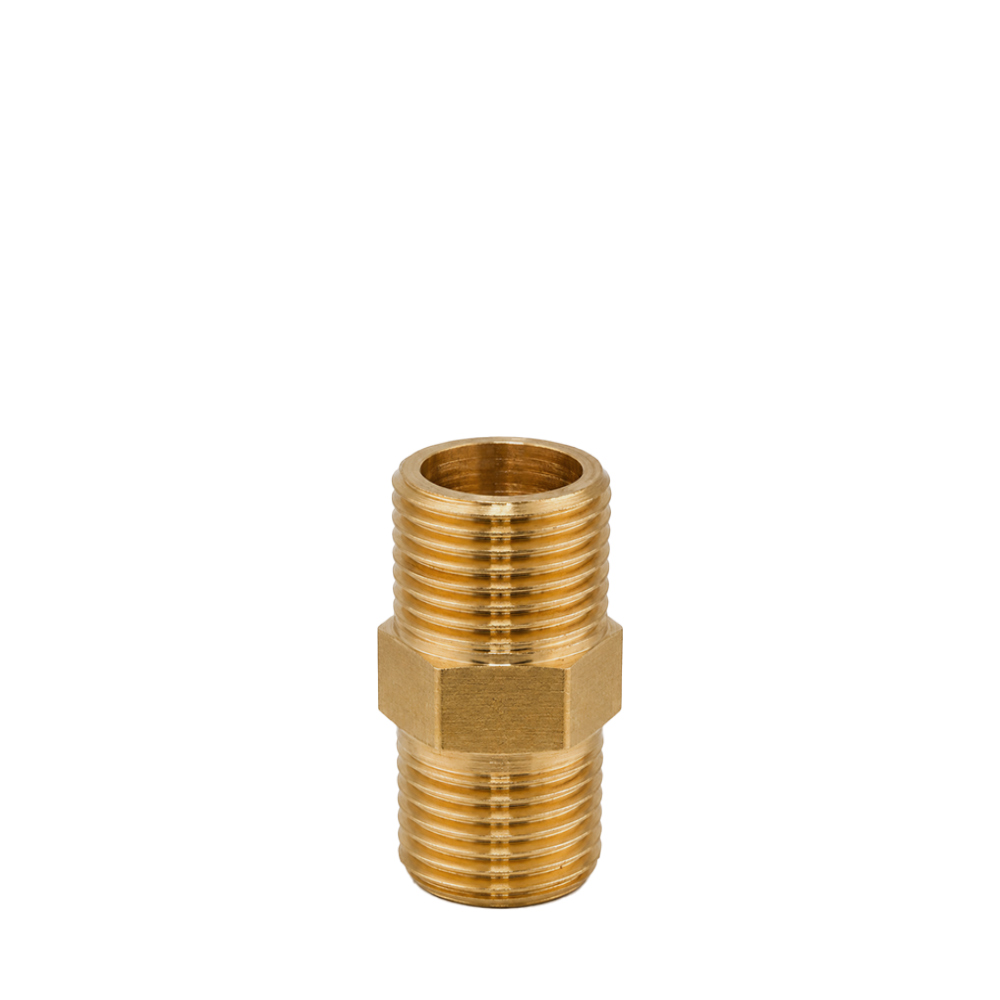 maghzi-1.2-50g-b مغزی دو سر دنده برنجی ۱/۲ اینچ - Image 1